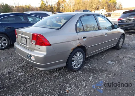 2004 Honda Civic Lx from USA, damaged, VIN 2HGES16564H501860